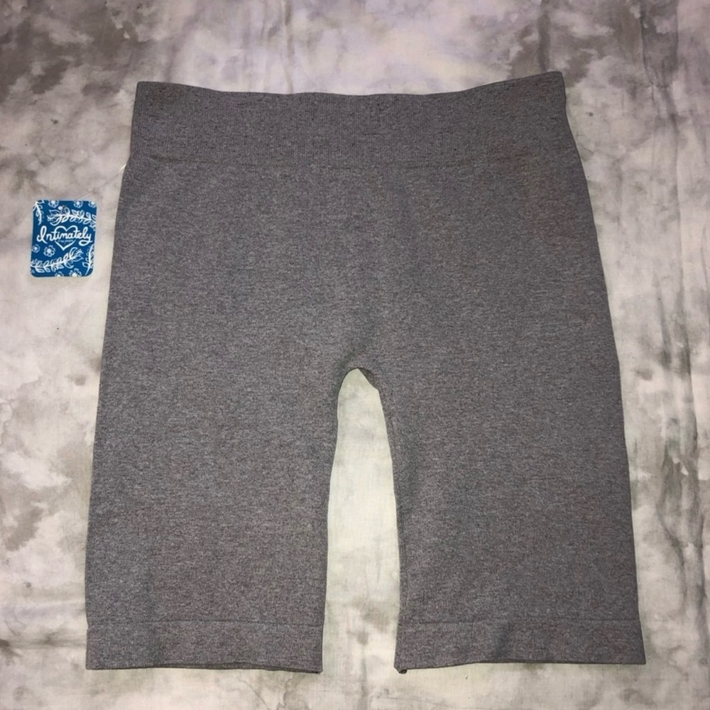 NWT Free People Heather Gray Biker Shorts - XS/S
